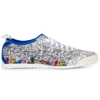 Onitsuka Tiger x Kanta&Kaede Mexico 66 Ténis «Branco Preto Azul»