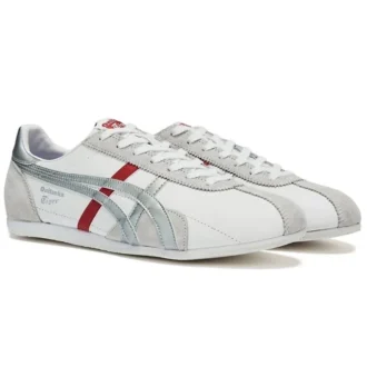Runspark «Branco Prateado Vermelho»
