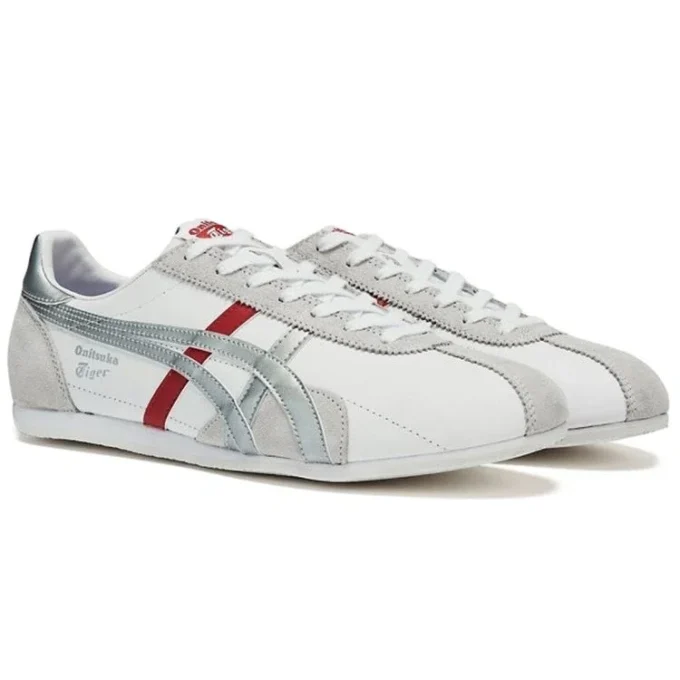Runspark «Branco Prateado Vermelho»