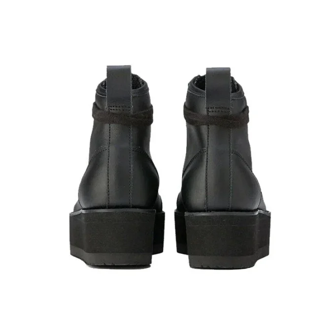 Sapatos Delegation Chunk High Top «Black Faux Fur»