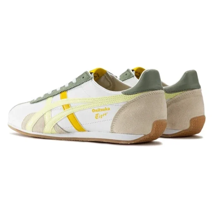 Sapatos Runspark «Branco Verde Azeitona Amarelo»