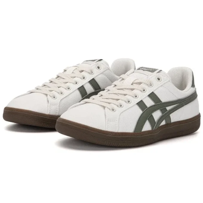 Ténis DD «Branco Verde Azeitona»